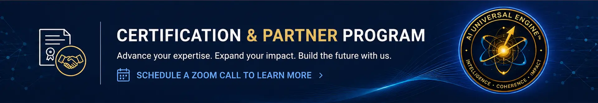 certification and partner banner