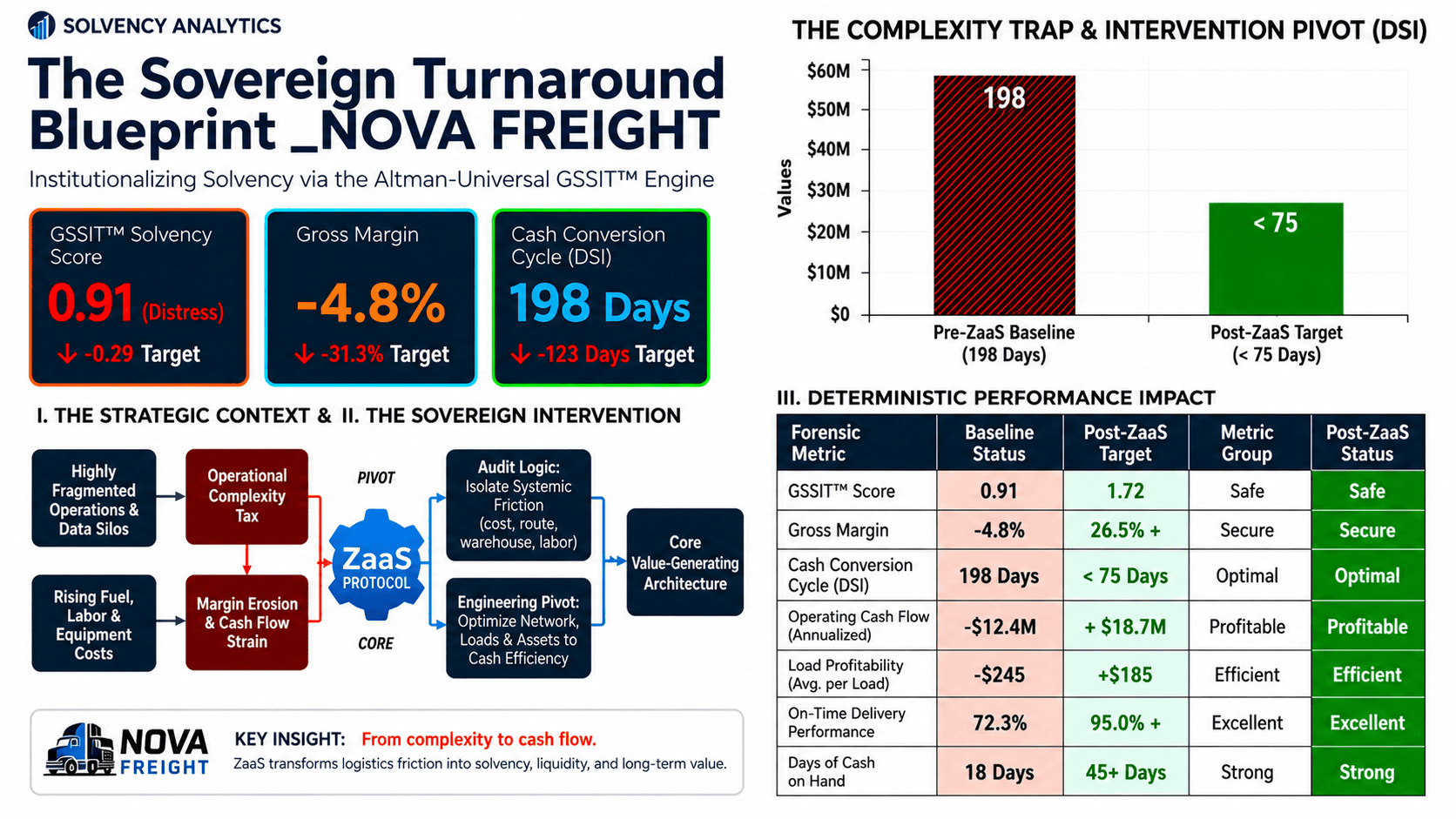 Nove Freight AIUE™ report graphic